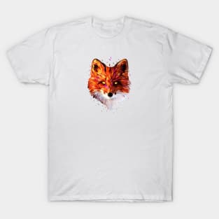 Fox Low Poly Abstract T-Shirt